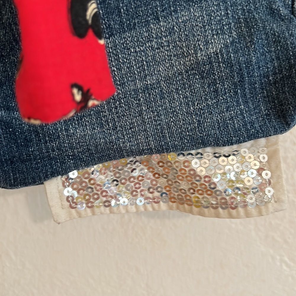 Small Jean Handbag Made From A Pair of Child’s Justice Jeans - Picture 7 of 7